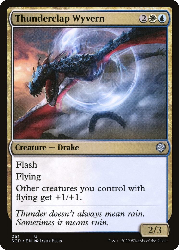 Thunderclap Wyvern [Starter Commander Decks] | Jomio and Rueliete's Cards and Comics