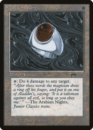 Aladdin's Ring [Arabian Nights] | Jomio and Rueliete's Cards and Comics