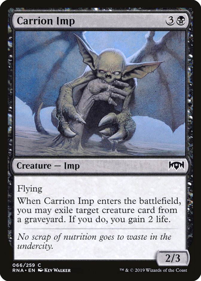 Carrion Imp [Ravnica Allegiance] | Jomio and Rueliete's Cards and Comics