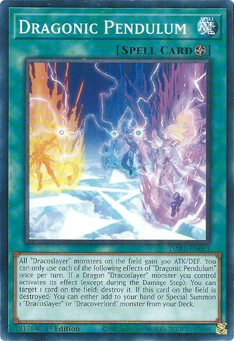 Dragonic Pendulum [DABL-EN065] Common | Jomio and Rueliete's Cards and Comics