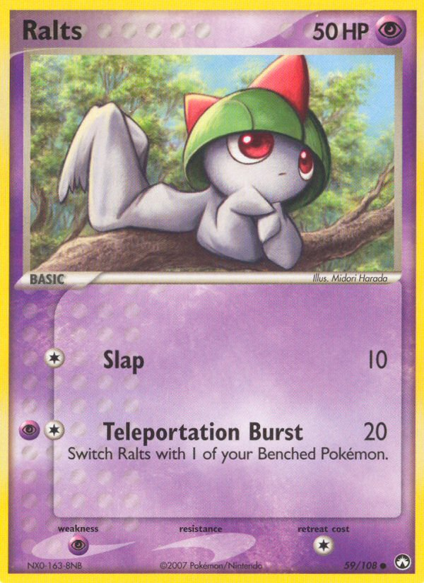 Ralts (59/108) [EX: Power Keepers] | Jomio and Rueliete's Cards and Comics