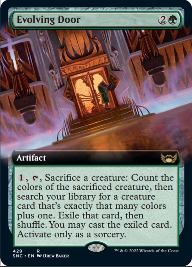 Evolving Door (Extended Art) [Streets of New Capenna] | Jomio and Rueliete's Cards and Comics