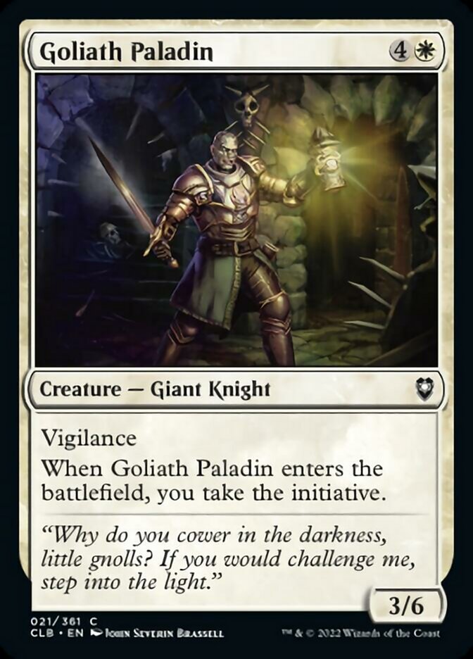 Goliath Paladin [Commander Legends: Battle for Baldur's Gate] | Jomio and Rueliete's Cards and Comics