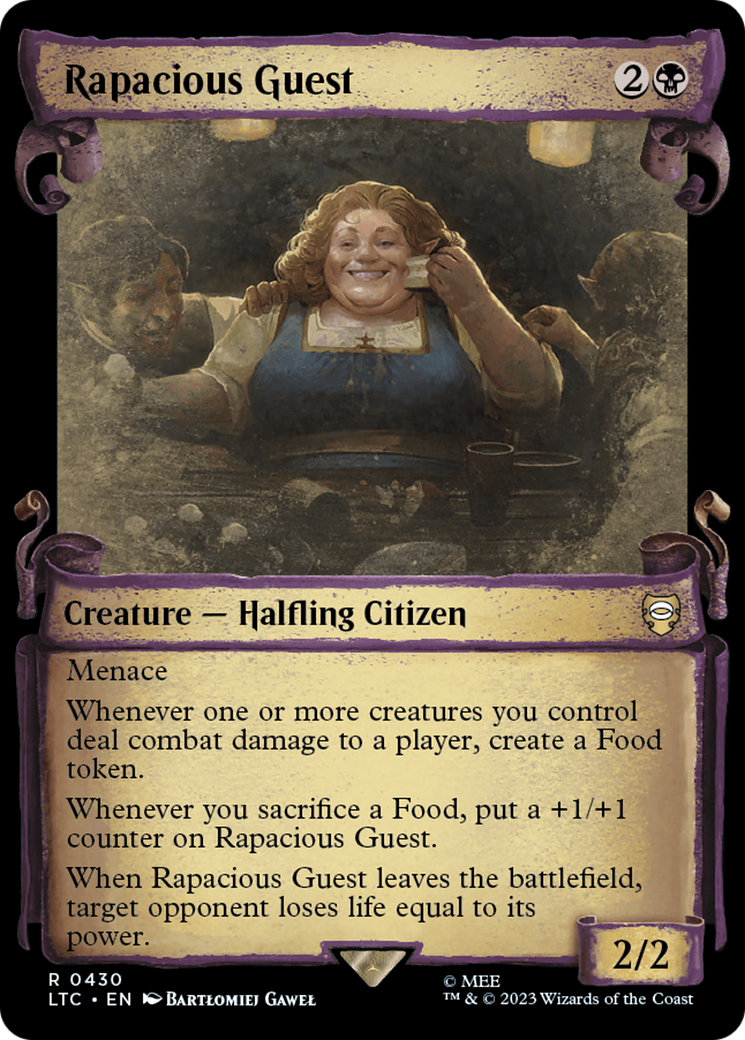 Rapacious Guest [The Lord of the Rings: Tales of Middle-Earth Commander Showcase Scrolls] | Jomio and Rueliete's Cards and Comics