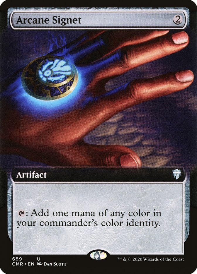 Arcane Signet (Extended Art) [Commander Legends] | Jomio and Rueliete's Cards and Comics