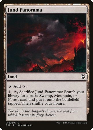 Jund Panorama [Commander 2018] | Jomio and Rueliete's Cards and Comics