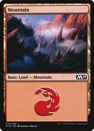 Mountain (276) [Core Set 2019] | Jomio and Rueliete's Cards and Comics