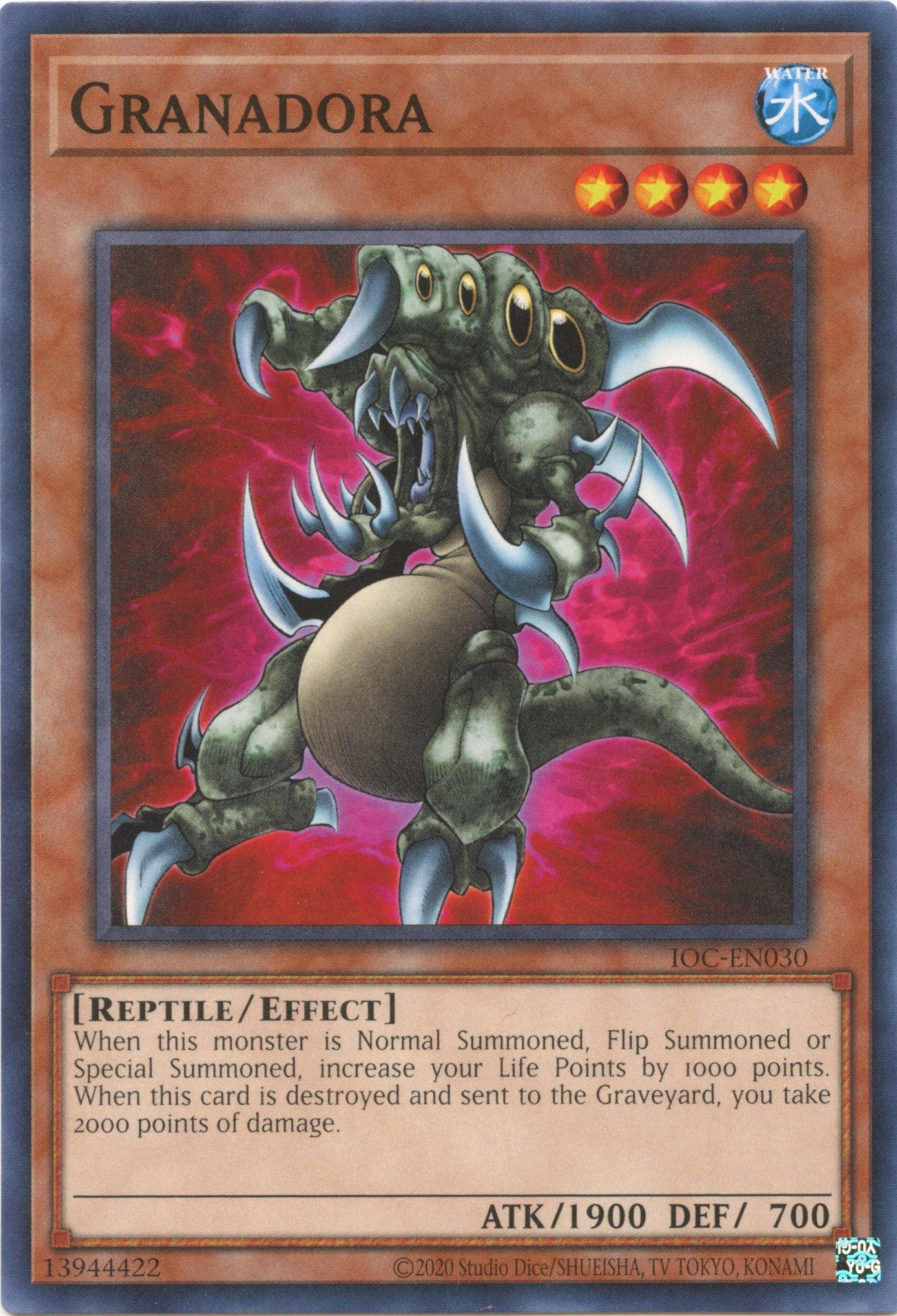 Granadora (25th Anniversary) [IOC-EN030] Common | Jomio and Rueliete's Cards and Comics