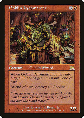 Goblin Pyromancer [Onslaught] | Jomio and Rueliete's Cards and Comics