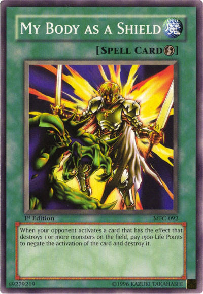 My Body as a Shield [MFC-092] Common | Jomio and Rueliete's Cards and Comics