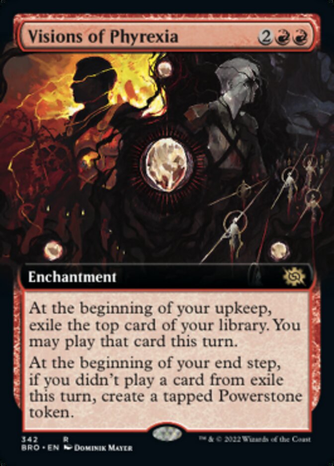 Visions of Phyrexia (Extended Art) [The Brothers' War] | Jomio and Rueliete's Cards and Comics