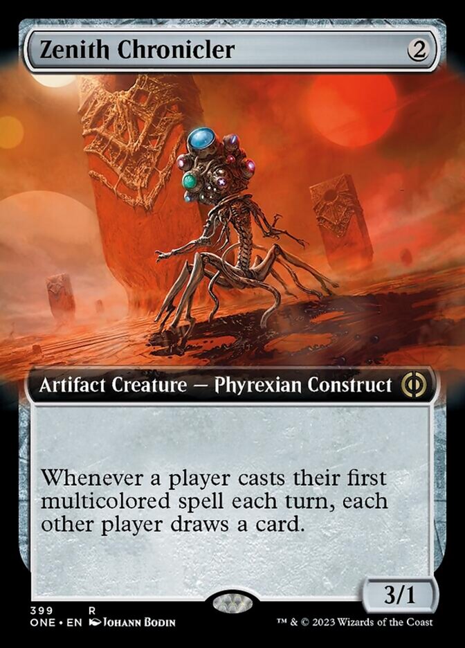 Zenith Chronicler (Extended Art) [Phyrexia: All Will Be One] | Jomio and Rueliete's Cards and Comics