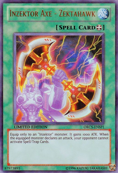 Inzektor Axe - Zektahawk [ORCS-ENSP1] Ultra Rare | Jomio and Rueliete's Cards and Comics