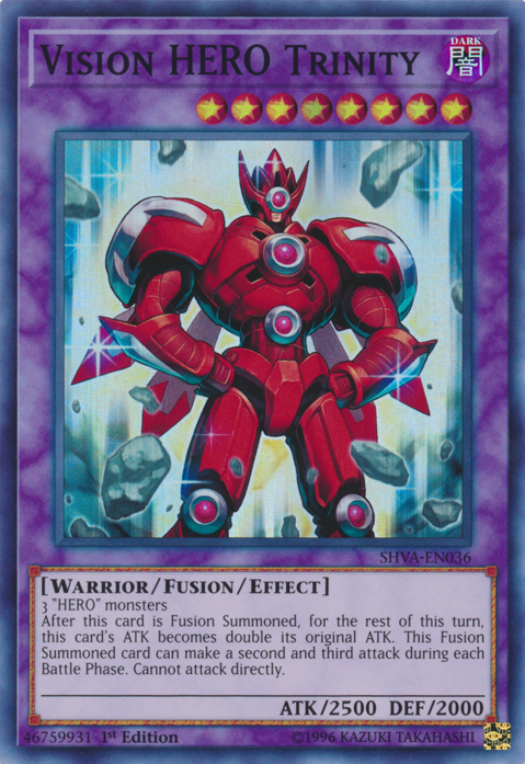Vision HERO Trinity [SHVA-EN036] Super Rare | Jomio and Rueliete's Cards and Comics