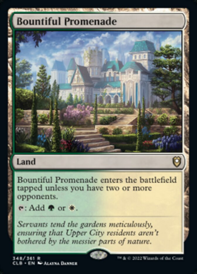 Bountiful Promenade [Commander Legends: Battle for Baldur's Gate] | Jomio and Rueliete's Cards and Comics