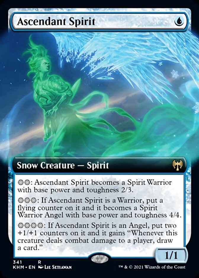 Ascendant Spirit (Extended Art) [Kaldheim] | Jomio and Rueliete's Cards and Comics