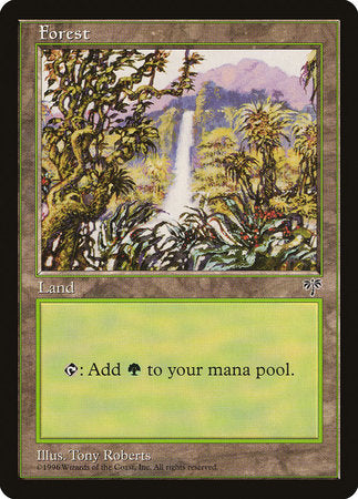 Forest (Waterfall) [Mirage] | Jomio and Rueliete's Cards and Comics