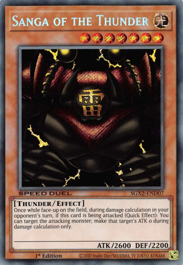 Sanga of the Thunder [SGX2-END07] Secret Rare | Jomio and Rueliete's Cards and Comics