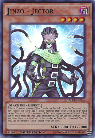Jinzo - Jector (SE) [SECE-ENS06] Super Rare | Jomio and Rueliete's Cards and Comics