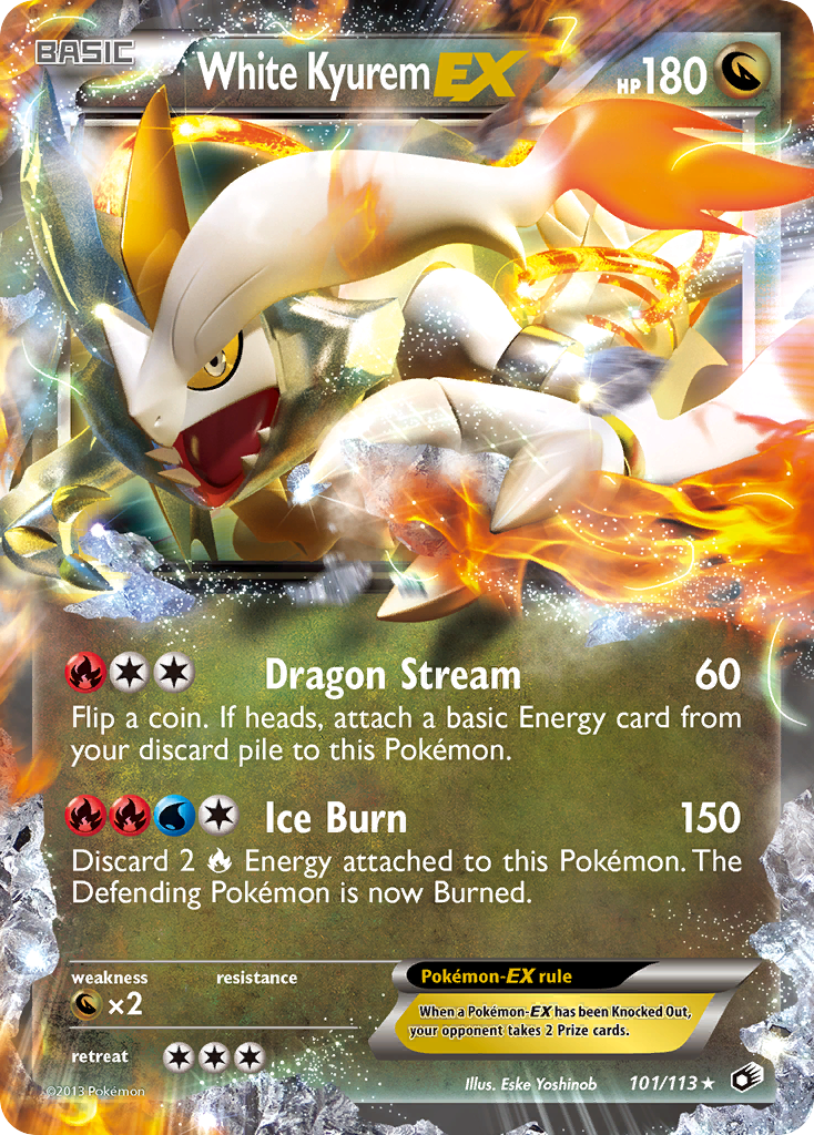 White Kyurem EX (101/113) [Black & White: Legendary Treasures] | Jomio and Rueliete's Cards and Comics