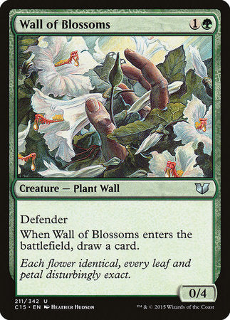 Wall of Blossoms [Commander 2015] | Jomio and Rueliete's Cards and Comics