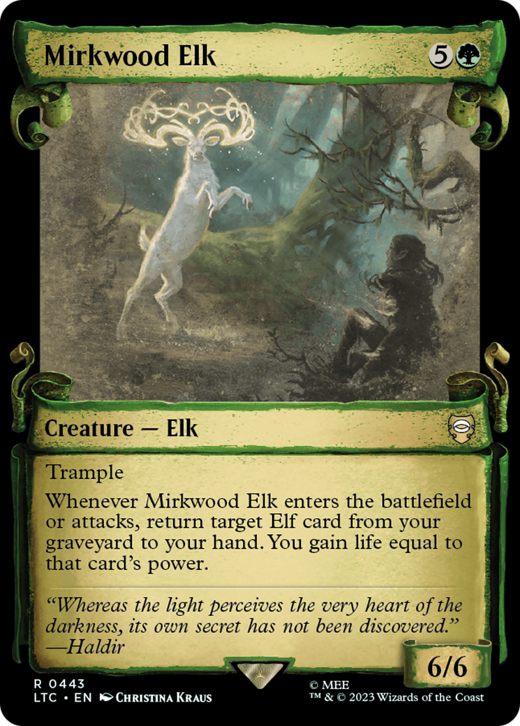 Mirkwood Elk [The Lord of the Rings: Tales of Middle-Earth Commander Showcase Scrolls] | Jomio and Rueliete's Cards and Comics