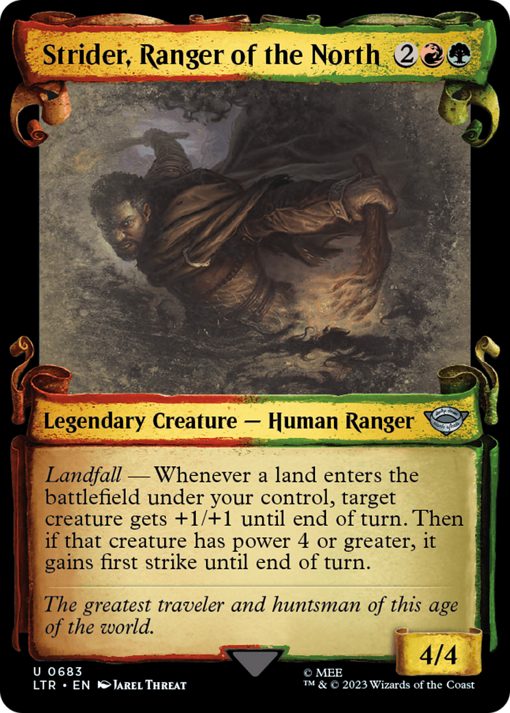 Strider, Ranger of the North [The Lord of the Rings: Tales of Middle-Earth Showcase Scrolls] | Jomio and Rueliete's Cards and Comics