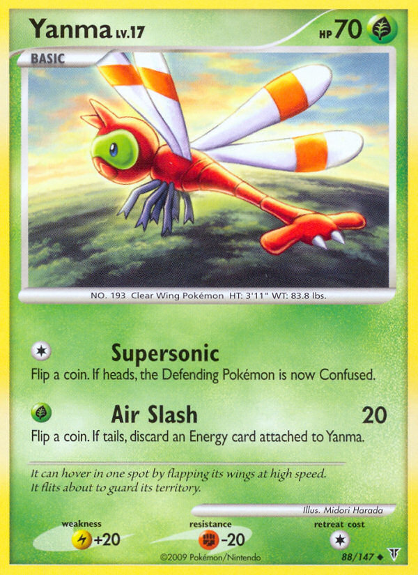 Yanma (88/147) [Platinum: Supreme Victors] | Jomio and Rueliete's Cards and Comics