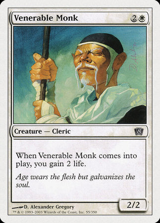 Venerable Monk [Eighth Edition] | Jomio and Rueliete's Cards and Comics