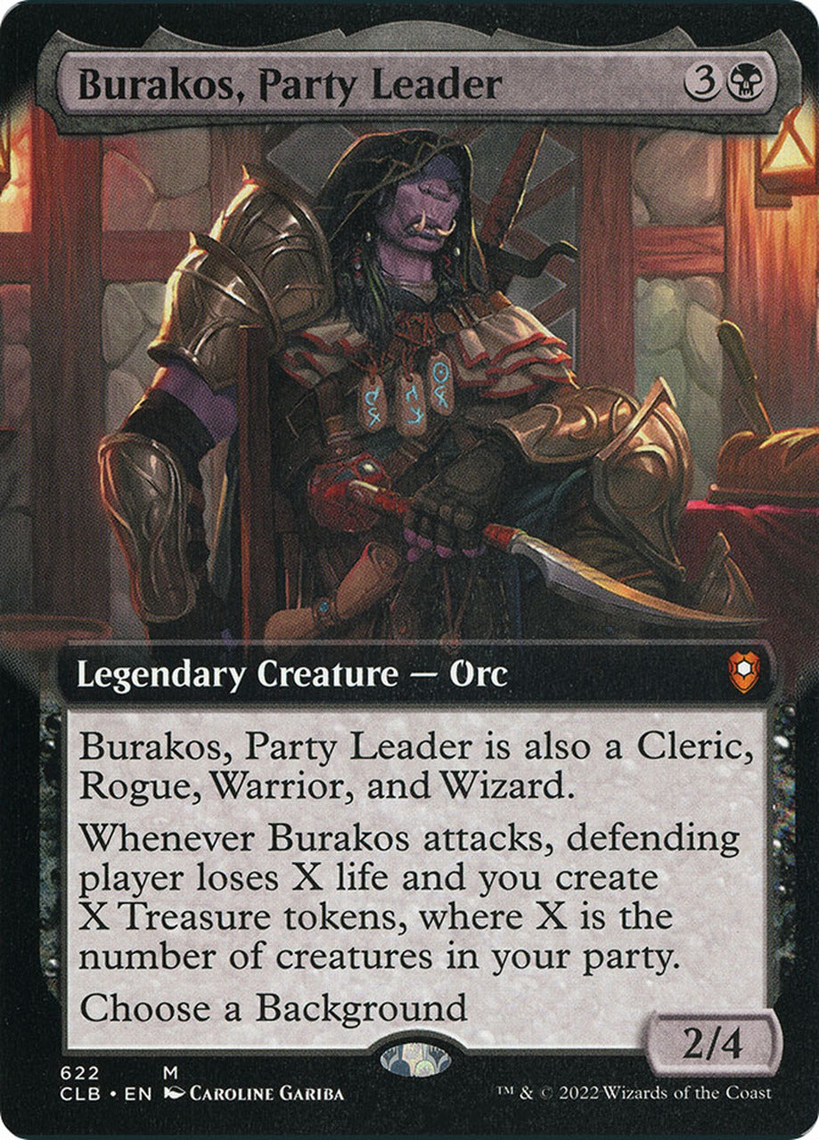 Burakos, Party Leader (Extended Art) [Commander Legends: Battle for Baldur's Gate] | Jomio and Rueliete's Cards and Comics