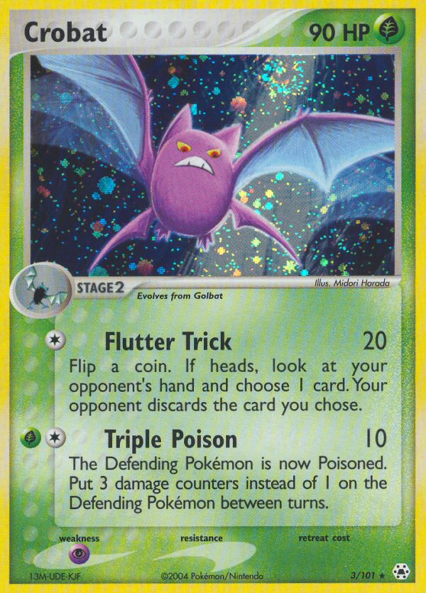Crobat (3/101) [EX: Hidden Legends] | Jomio and Rueliete's Cards and Comics