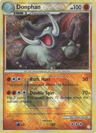 Donphan (40/123) (League Promo) [HeartGold & SoulSilver: Base Set] | Jomio and Rueliete's Cards and Comics