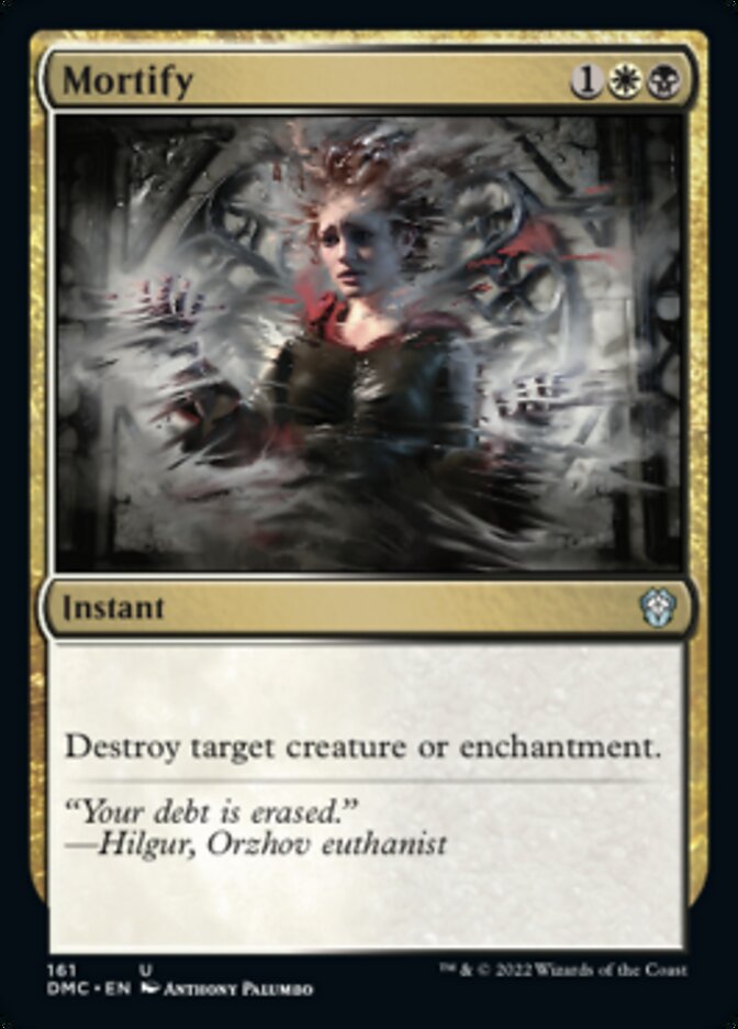 Mortify [Dominaria United Commander] | Jomio and Rueliete's Cards and Comics