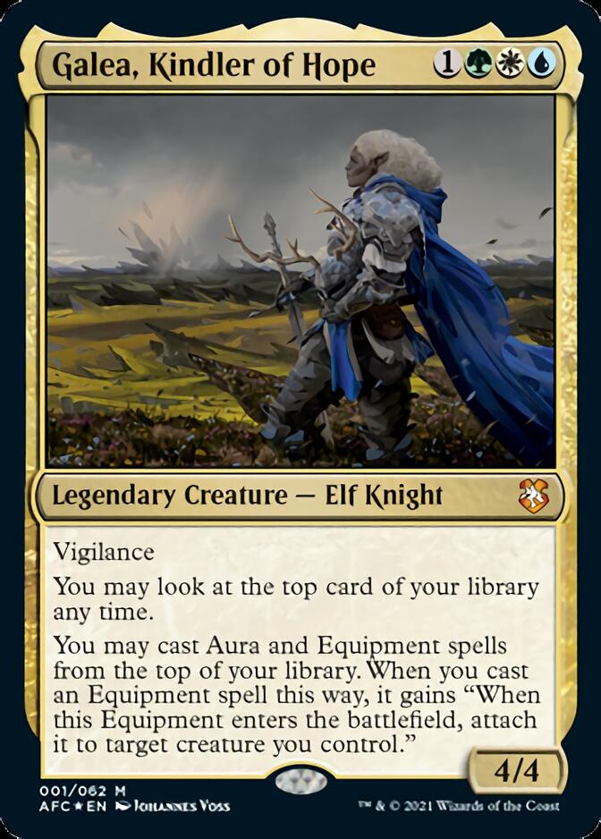 Galea, Kindler of Hope [Dungeons & Dragons: Adventures in the Forgotten Realms Commander] | Jomio and Rueliete's Cards and Comics