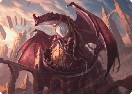 Velomachus Lorehold Art Card [Strixhaven: School of Mages Art Series] | Jomio and Rueliete's Cards and Comics