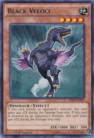 Black Veloci [BP03-EN037] Rare | Jomio and Rueliete's Cards and Comics