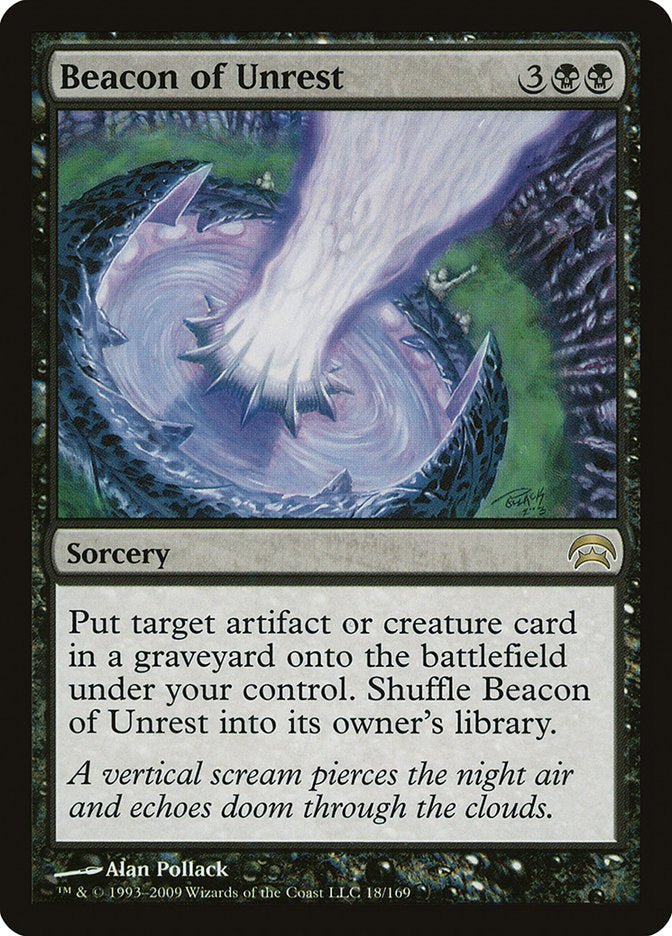 Beacon of Unrest [Planechase] | Jomio and Rueliete's Cards and Comics