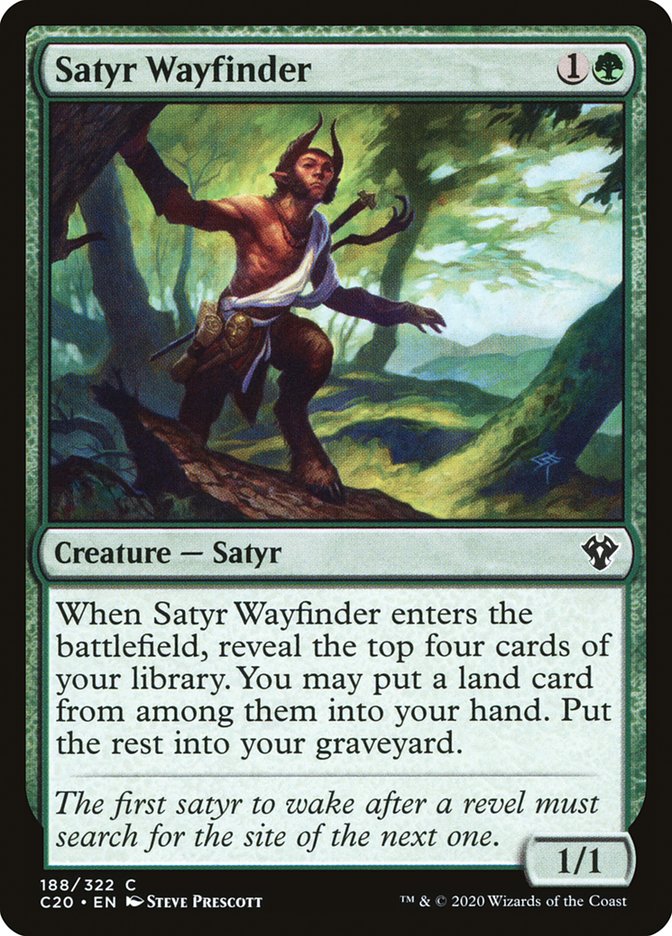 Satyr Wayfinder [Commander 2020] | Jomio and Rueliete's Cards and Comics