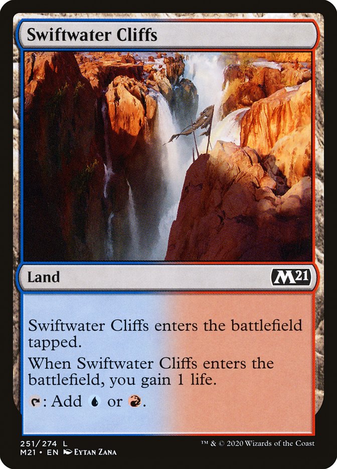 Swiftwater Cliffs [Core Set 2021] | Jomio and Rueliete's Cards and Comics