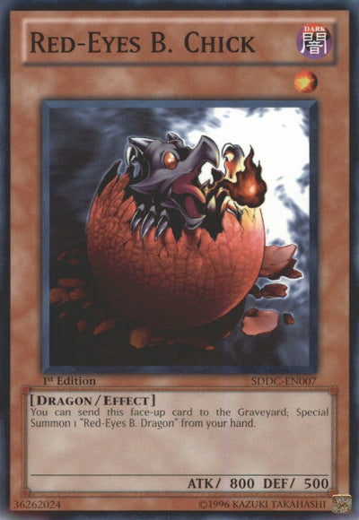 Red-Eyes B. Chick [SDDC-EN007] Common | Jomio and Rueliete's Cards and Comics