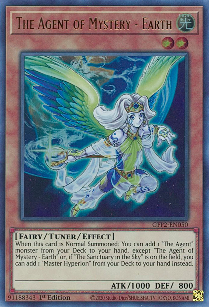 The Agent of Mystery - Earth [GFP2-EN050] Ultra Rare | Jomio and Rueliete's Cards and Comics