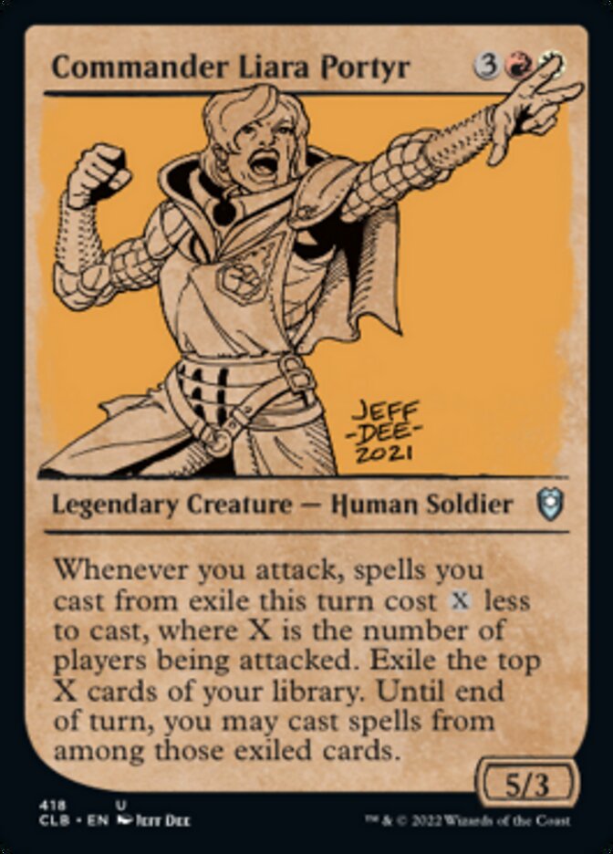 Commander Liara Portyr (Showcase) [Commander Legends: Battle for Baldur's Gate] | Jomio and Rueliete's Cards and Comics