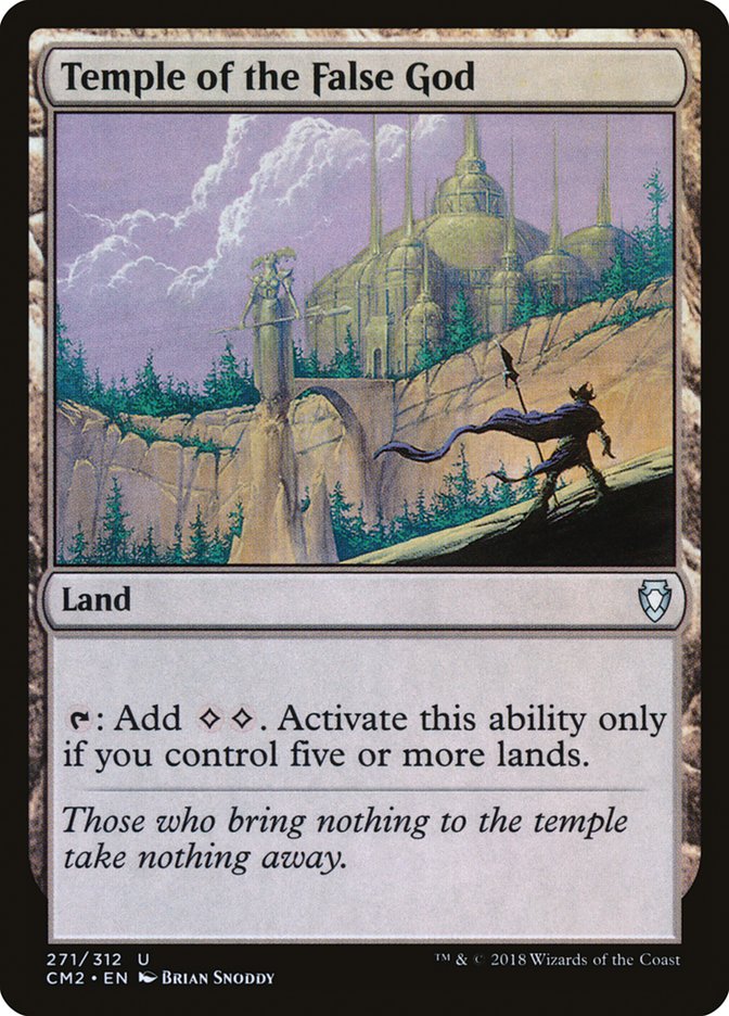 Temple of the False God (271/312) [Commander Anthology Volume II] | Jomio and Rueliete's Cards and Comics