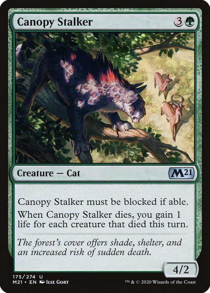 Canopy Stalker [Core Set 2021] | Jomio and Rueliete's Cards and Comics