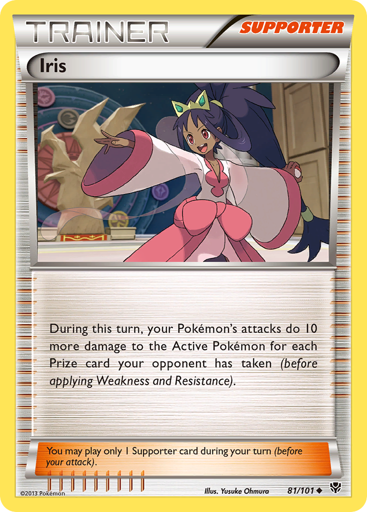 Iris (81/101) [Black & White: Plasma Blast] | Jomio and Rueliete's Cards and Comics