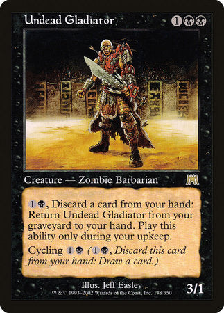 Undead Gladiator [Onslaught] | Jomio and Rueliete's Cards and Comics