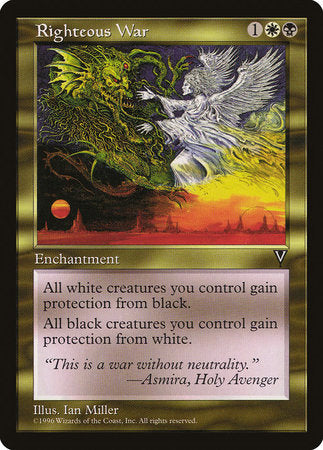 Righteous War [Visions] | Jomio and Rueliete's Cards and Comics