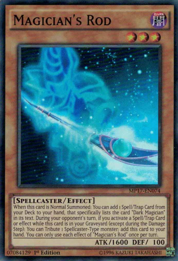 Magician's Rod [MP17-EN074] Super Rare | Jomio and Rueliete's Cards and Comics