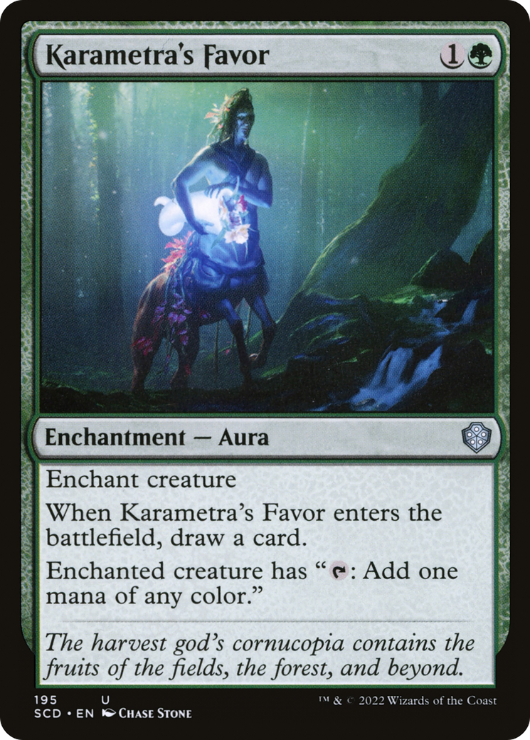 Karametra's Favor [Starter Commander Decks] | Jomio and Rueliete's Cards and Comics