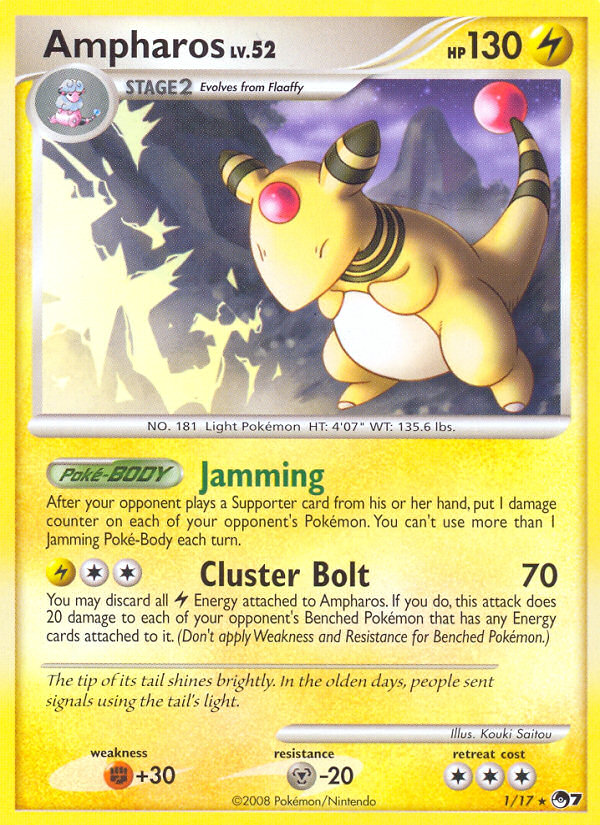 Ampharos (1/17) [POP Series 7] | Jomio and Rueliete's Cards and Comics